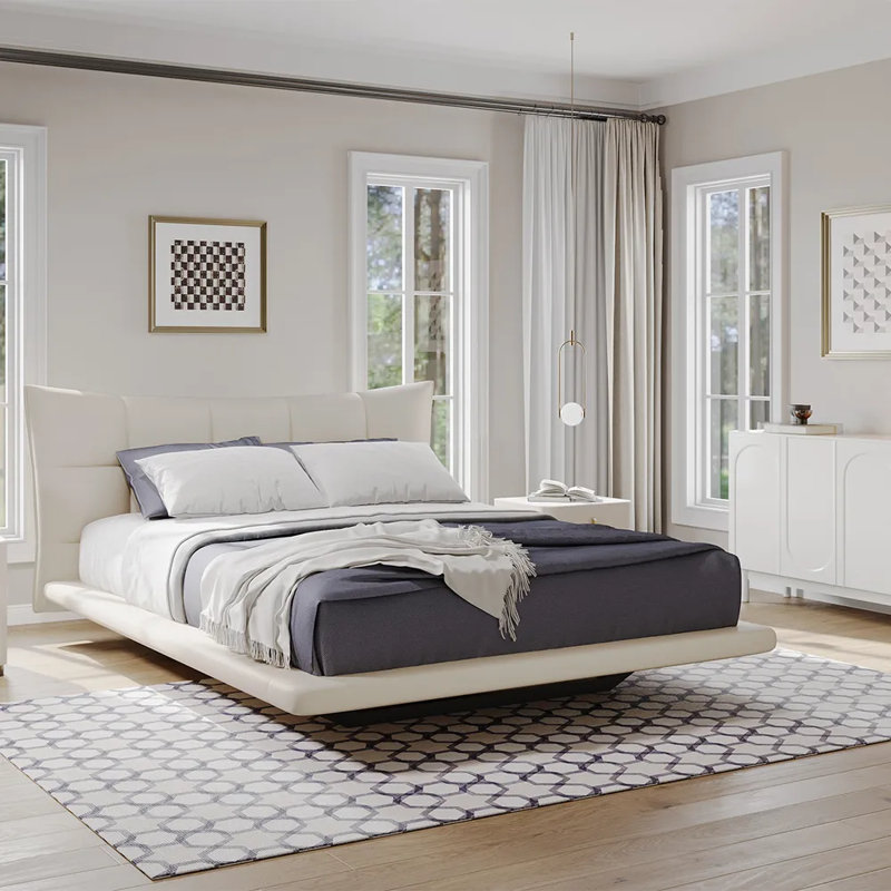 Brayden Studio Emyia Upholstered Platform Bed Wayfair